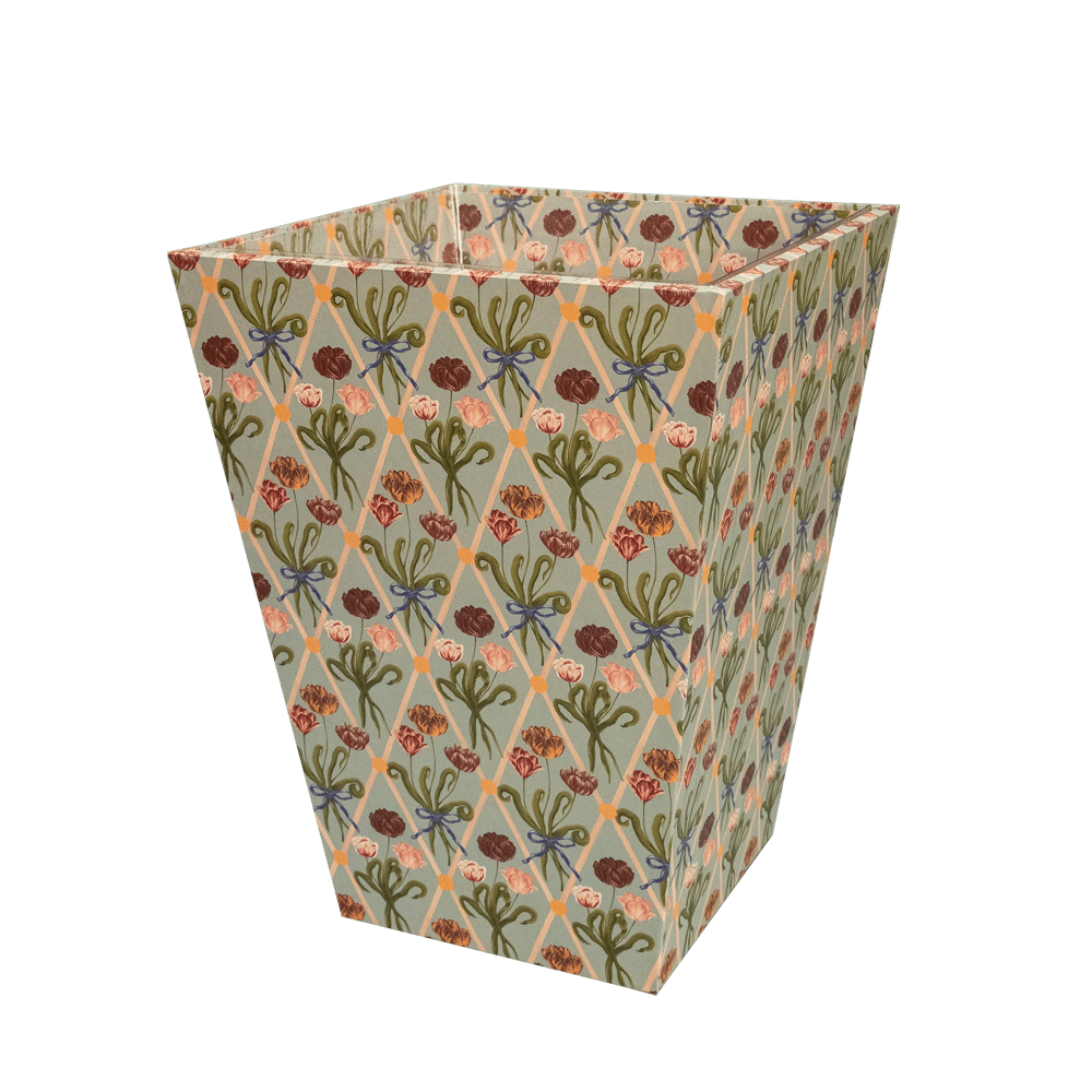 Image of Waste Paper Bin - Diamond Tulip