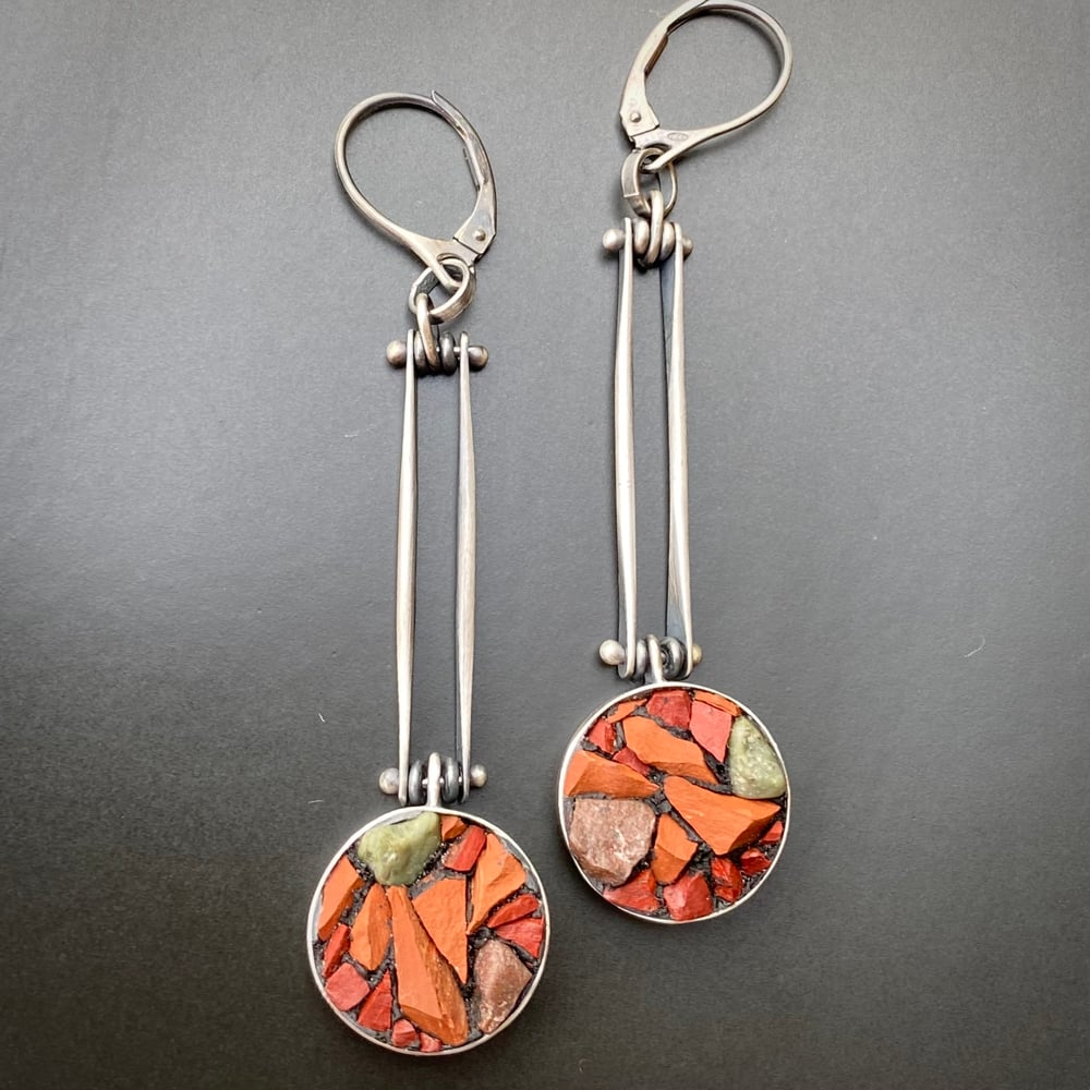Image of Southwestern Bar Earrings