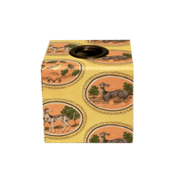 Image 1 of Tissue Box - Oval Paintings