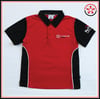 Cooks Hill Unisex Polo Shirt (Red/Black)