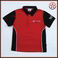 Cooks Hill Unisex Polo Shirt (Red/Black) $40.50