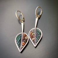 Image 1 of Snake River Leaf Earrings
