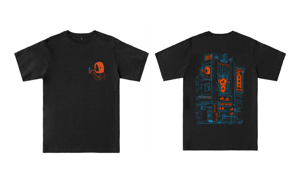 Image of Black Tong Lau Building T Shirt 衫衫