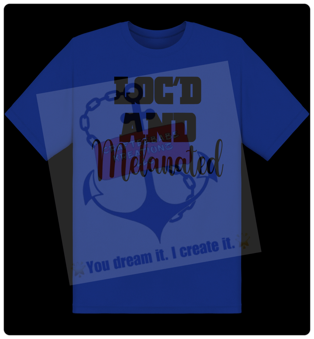 LOC'D AND MELANTED TEE