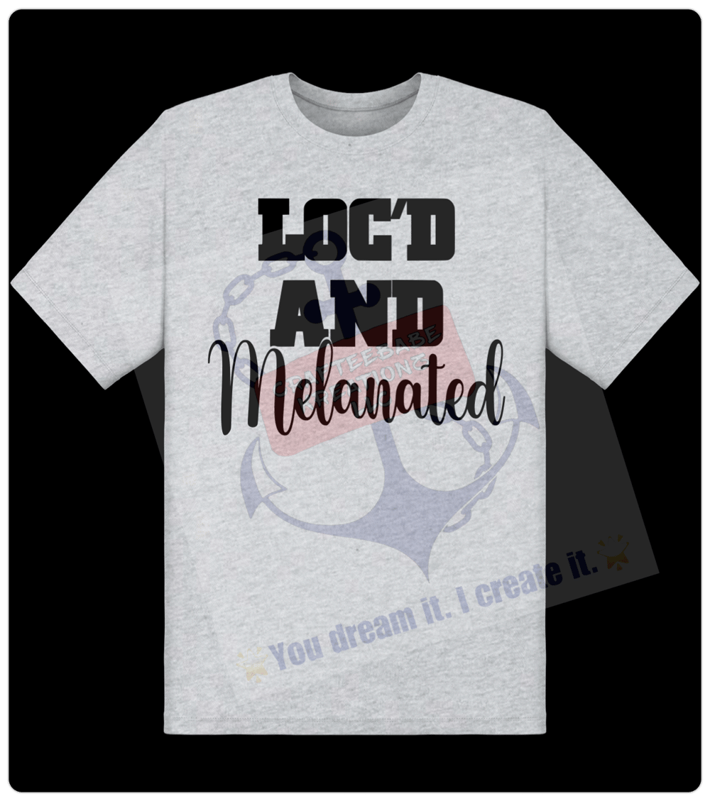 LOC'D AND MELANTED TEE