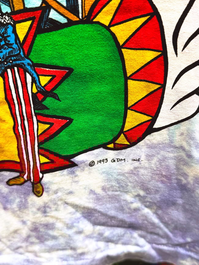 Grateful Dead 1993 Carnival T-Shirt - Fits XL