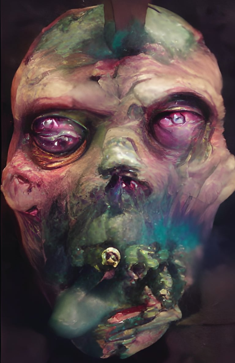 Cosmic Zombie 11x17 print