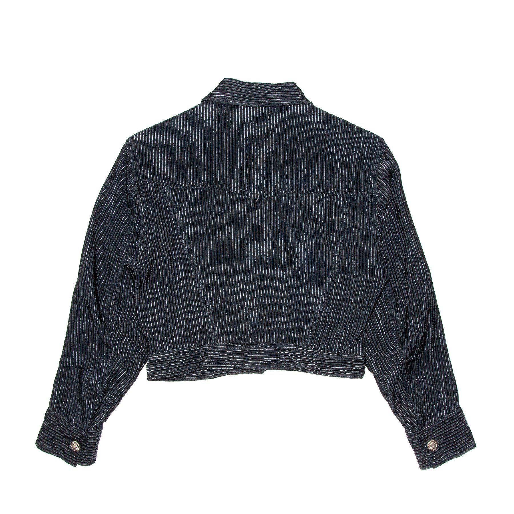 Image of Versace Jeans Couture Embroidered Jacket Black
