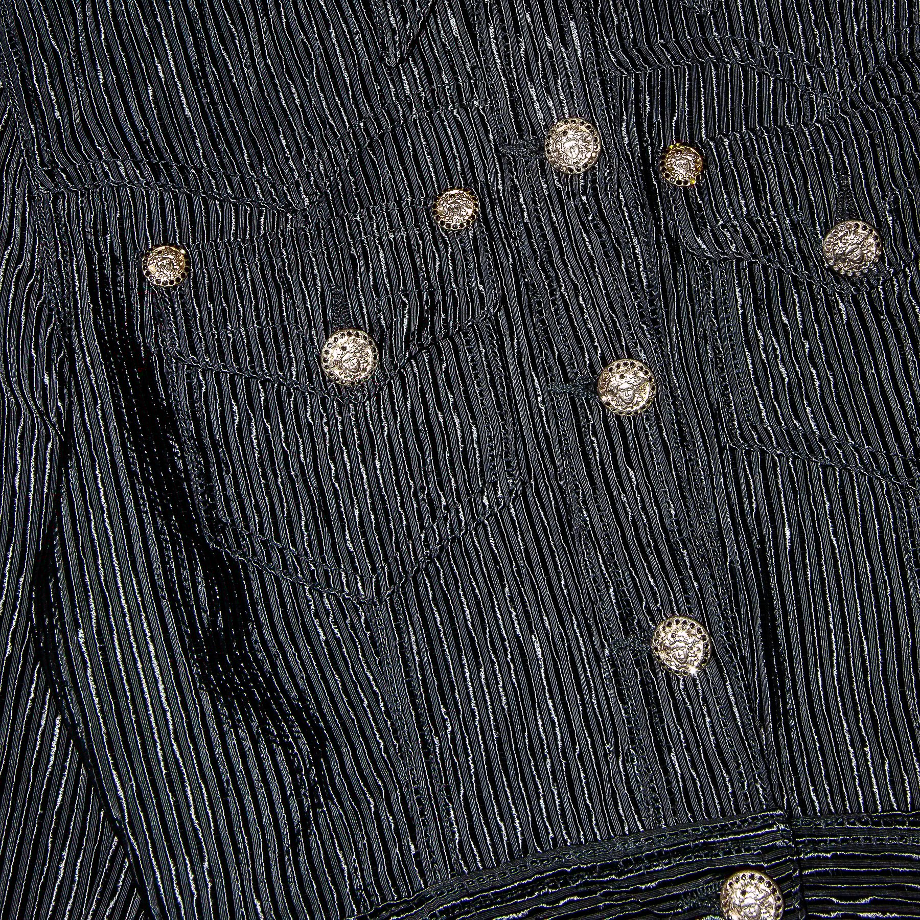 Image of Versace Jeans Couture Embroidered Jacket Black
