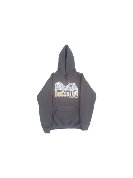 Image of Bossalini Bully Club hoodie Dog Logo