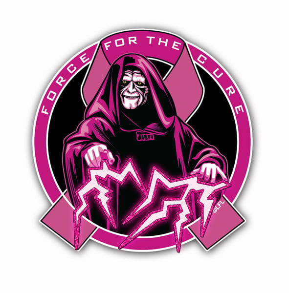 Image of Force For The Cure: Breast Cancer Awareness Emperor Patch & Pin Set