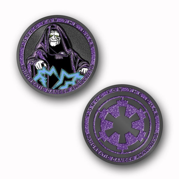 Image of Force For The Cures: Pancreatic Cancer Awareness Emperor Challenge Coin