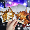 Genshin Bois Peeker Vinyl Sticker
