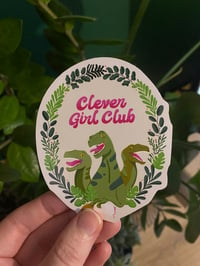 Image 1 of Clever Girl Club Sticker