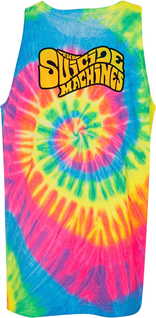 Keep On Skankin' Tie Dye Unisex Tank