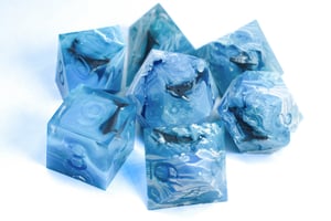 Image of Whales in Water  (inked to order) 