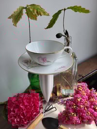 Pink Flower Teacup