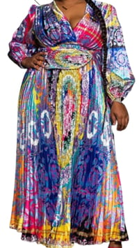 Image 1 of Plus Aztec A line Maxi