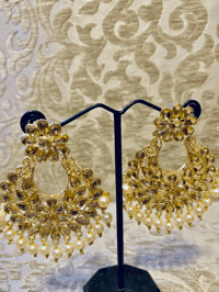 Image 3 of Umraoh Jaan Kundan Luxury Earrings