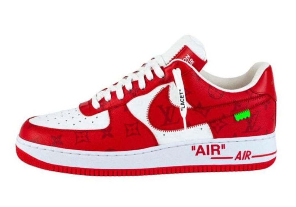 Image of Louis Vuitton Nike Air Force 1