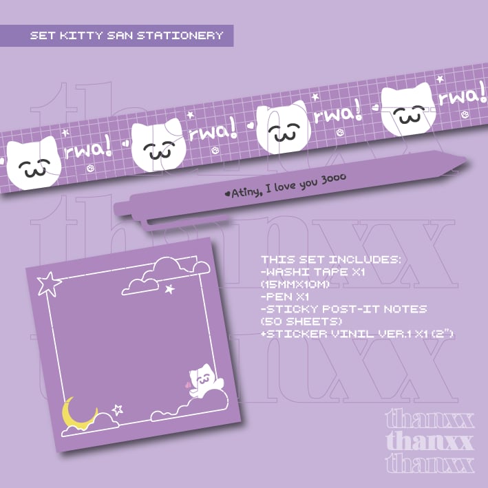 Image of In stock | Set our Kitty San (Sannie day)