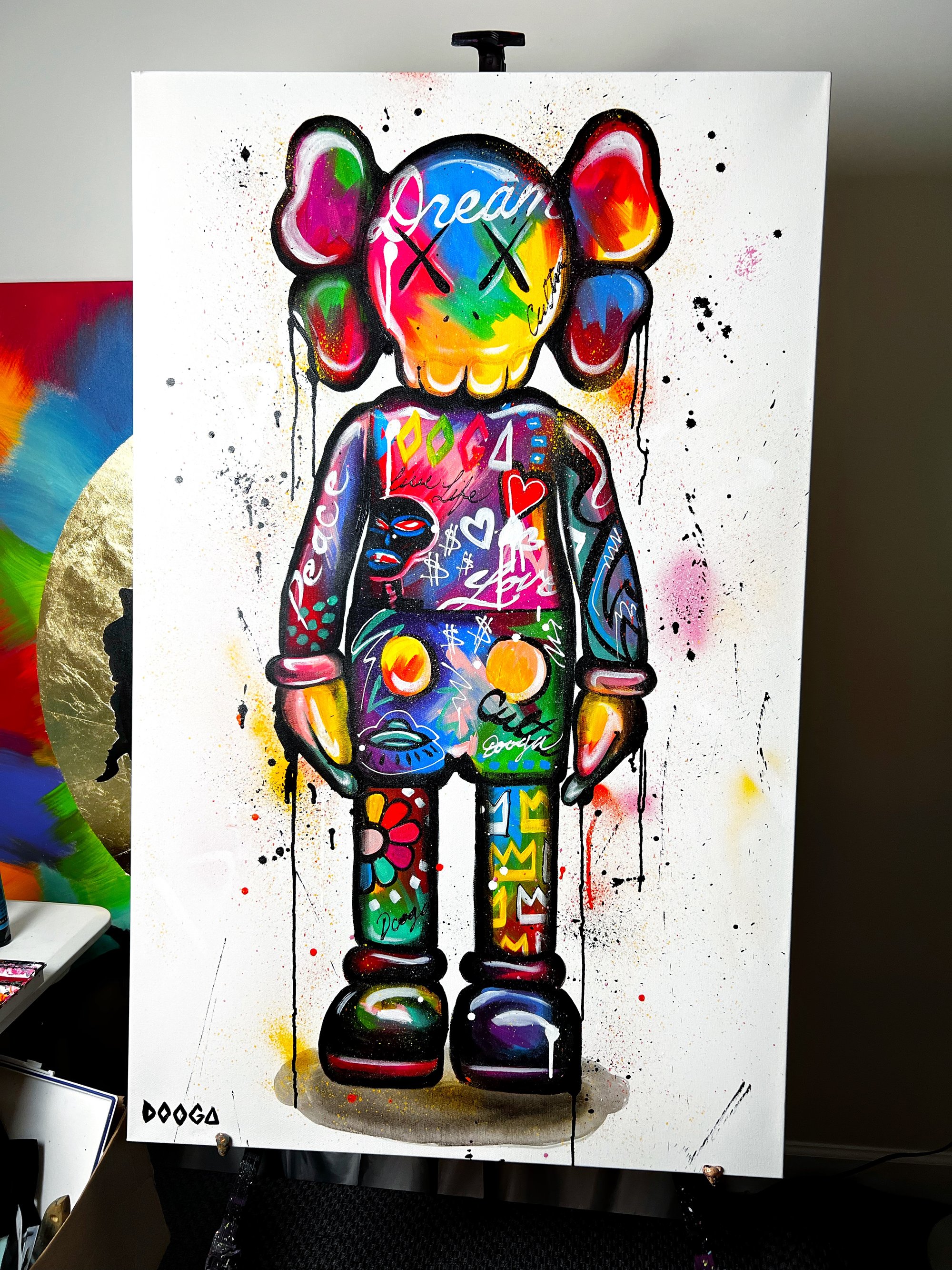 Kaws art hot sale