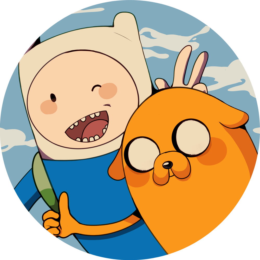 Finn and Jake sticker | Yampurro