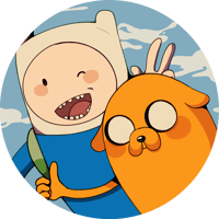 Finn and Jake sticker