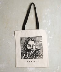 Image 3 of lino print + tote bag