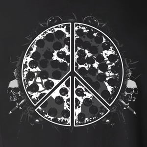 Peace Sign Tee (Long-sleeve) / Black