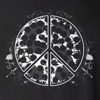 Image of Peace Sign Tee (Long-sleeve) / Black