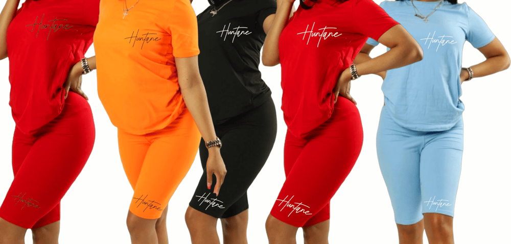 Image of Women's Biker Shorts Set Signature Series 