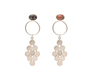 Image of Chandelier Bezel Earrings