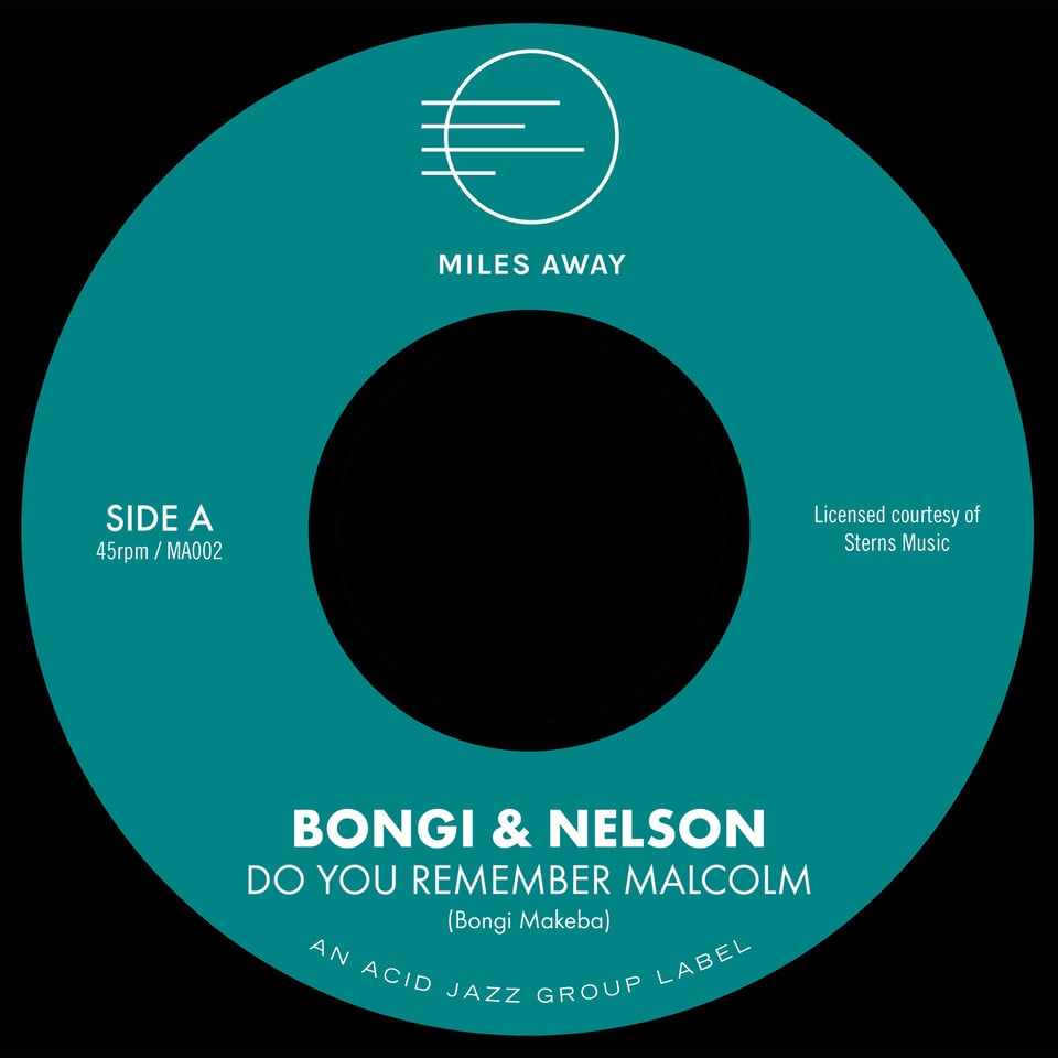 Image of MA002 BONGI & NELSON - DO YOU REMEMBER MALCOLM / ANYTHING FOR YOU MY LOVE 