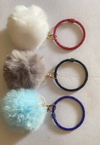 Image 3 of Pompom Key Rings