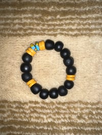Lava Fire Fused Glass Bracelet