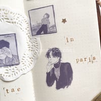Image 2 of Tae in Paris Sticker Flakes