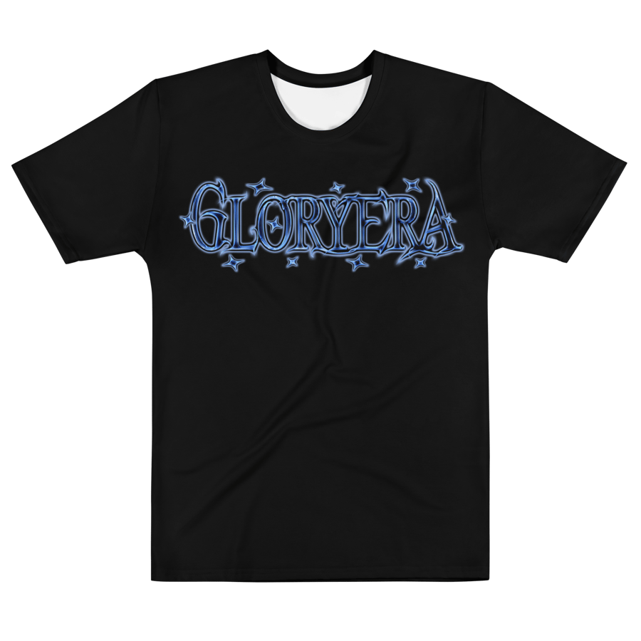 Image of GLORYERA® BLU WIRE LOGO TEE (BLACK)