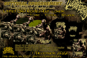 Image of GUTTURAL ENGORGEMENT  – The Slow Decay Of Infested Flesh - CUT COVER LP's 