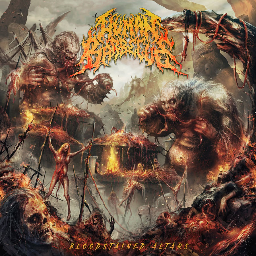 Image of Human Barbeque - Bloodstained Altars CD