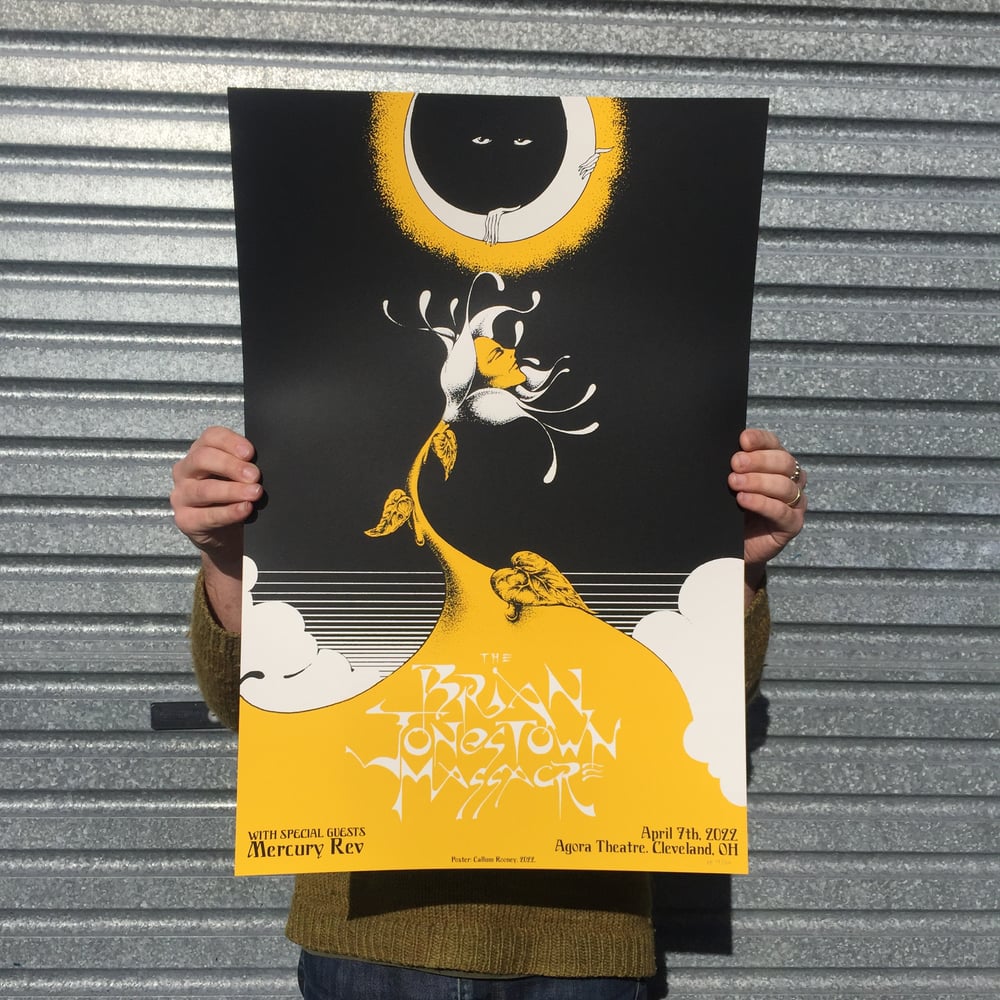 Image of Brian Jonestown Massacre - APRIL 7 SCREEN PRINT POSTER.