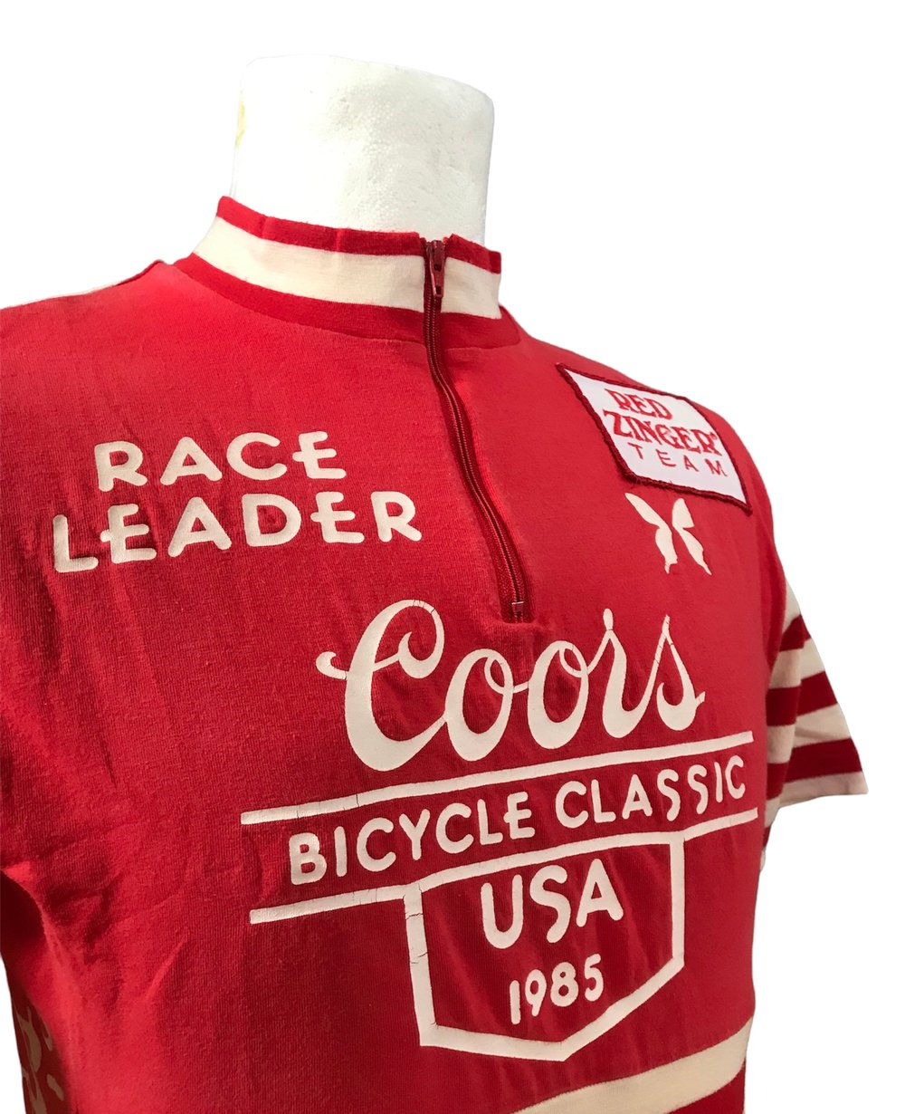 Steve Bauer ðŸ‡¨ðŸ‡¦ 1985 Leader's jersey worn at the Coors bicycle Classic