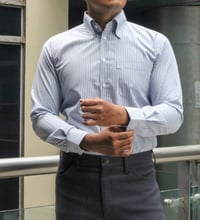 Image 1 of JEGGAE SHIRT 'SERGIO-GREY' MEN'S SHORT & LONG SLEEVE
