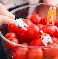 Image 4 of Cats and Dogs Fruit Forks / Food Picks