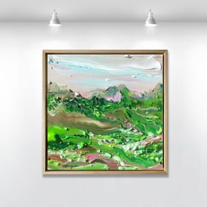 Image of Country no.47 - 30x30cm, FRAMED
