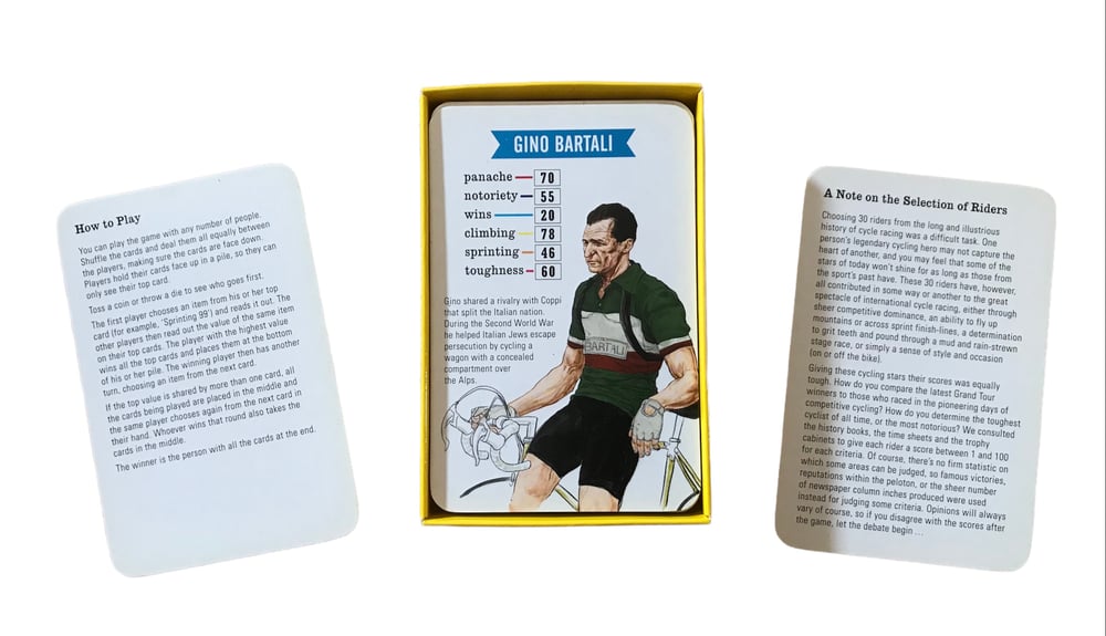 A trump card game - Cycling Stars