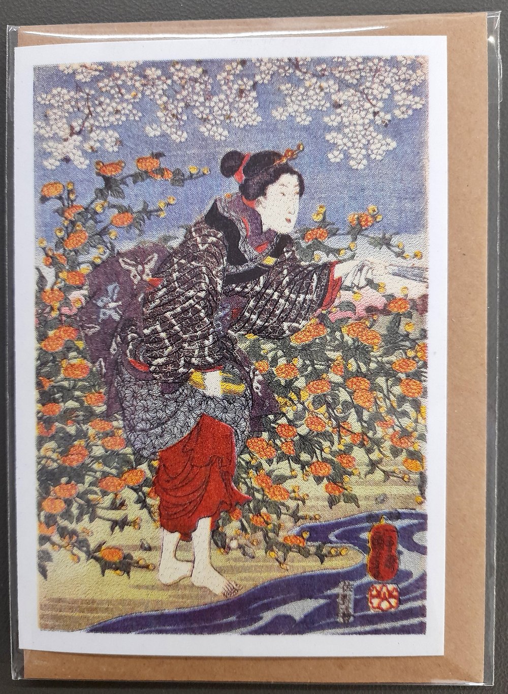 19th Century Japanese Prints Greeting Cards