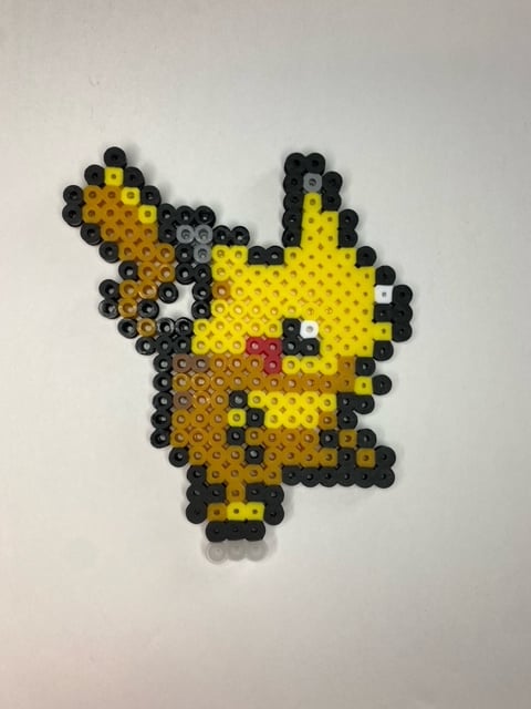 Cyndaquil Pokemon Hama Perler Bead Sprite 