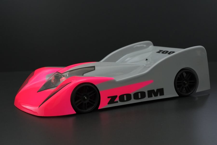 Image of PHAT BODIES 'ZOOM' speedrun bodyshell for LC Racing and WL Toys chassis