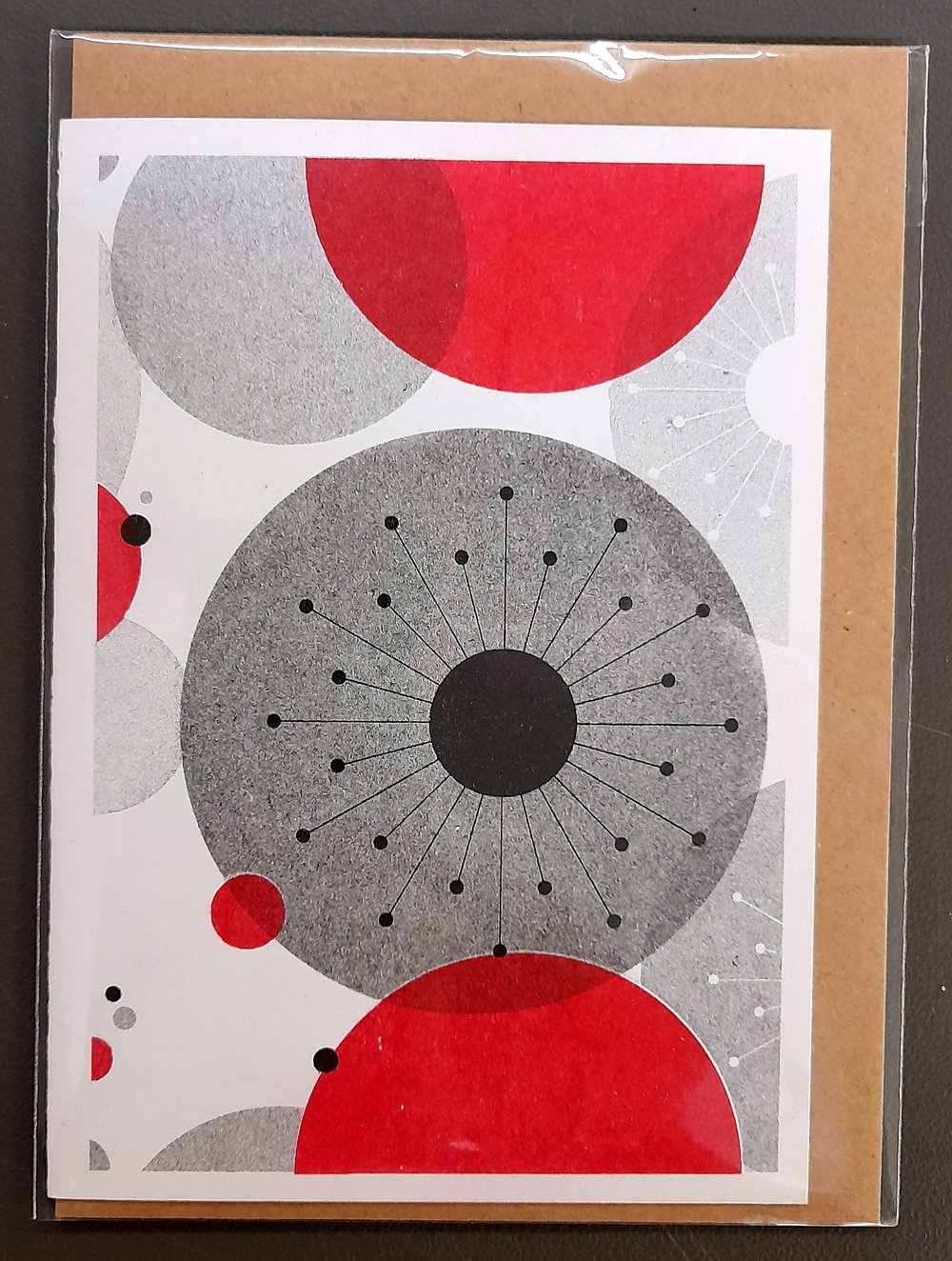 1950s atomic design greeting cards